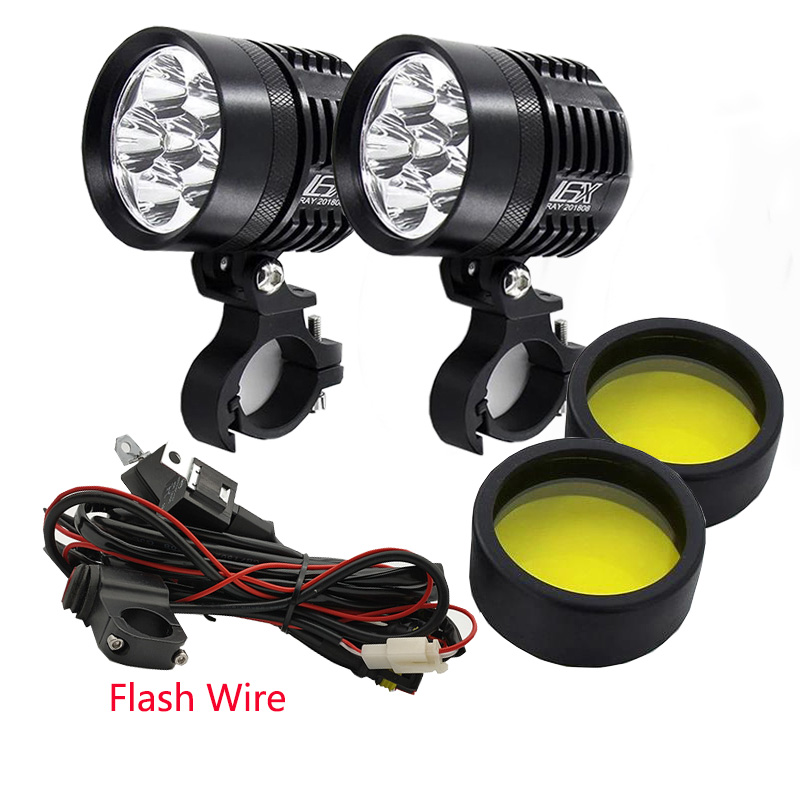 Universal Motorcycle Led Headlight Projector - 2PCS 유니버설 L6X 헤드라이트 LED 오토바이