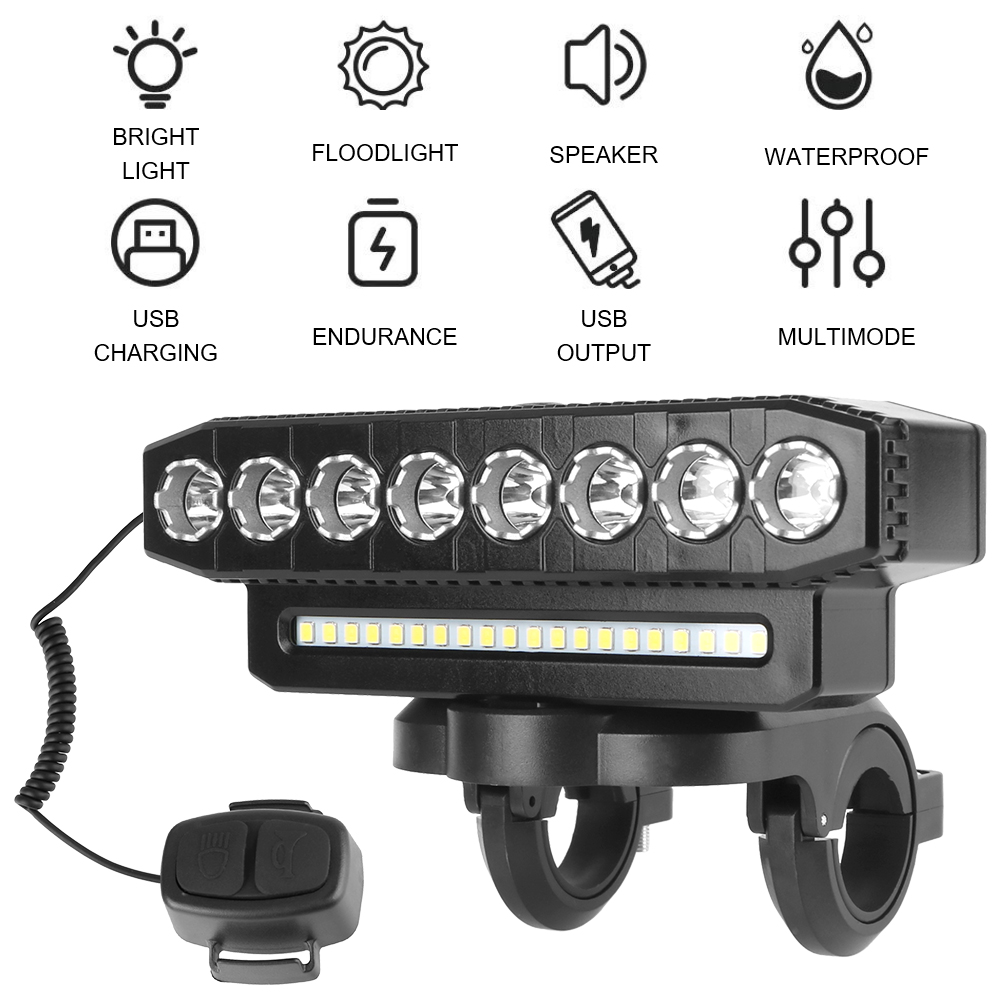 Universal Motorcycle Led Headlight Projector - 방수 오토바이 스포트라이트 휴대용 충전식 LED