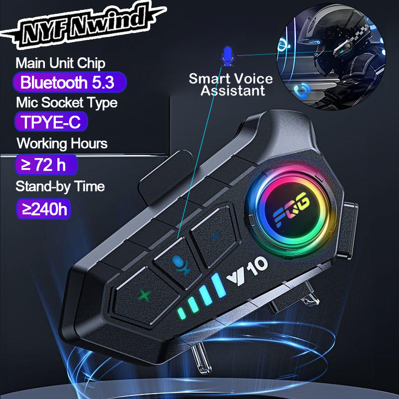 Full Face Motorcycle Helmet With Bluetooth - 오토바이 5.3 블루투스 헬멧 헤드셋, 무선