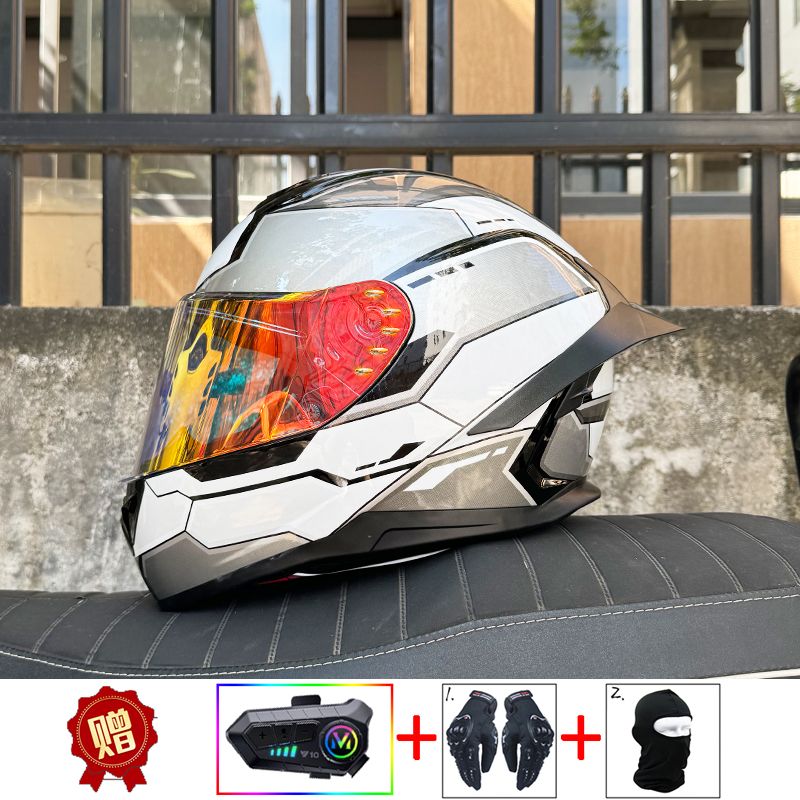 ORZ 오토바이 블루투스 헬멧 남성용 여성용 4계절 오 - Full Face Motorcycle Helmet With Bluetooth 리뷰 및 가격