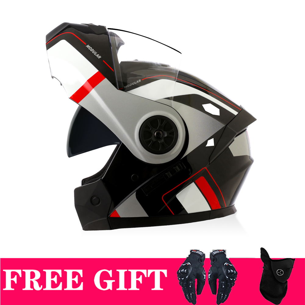 더블 바이저 블루투스 헬멧 모듈 형 풀 페이스 오토바이 - Full Face Motorcycle Helmet With Bluetooth 리뷰 및 가격