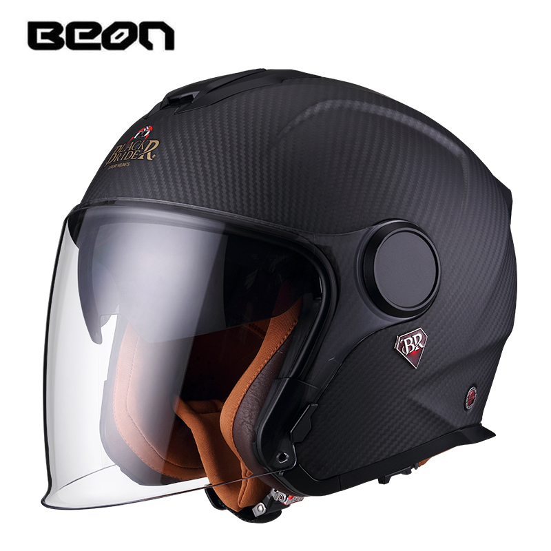 BEON BR23 탄소 섬유 3/4 오픈 페이스 오토바 - Carbon Fiber Lightweight Motorcycle Helmet 리뷰 및 가격